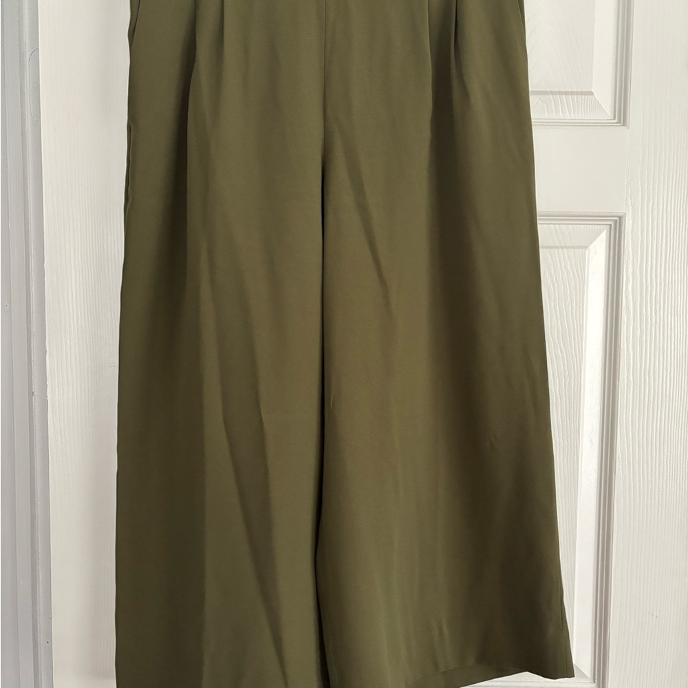 J. Crew Olive Elastic Waist Pants